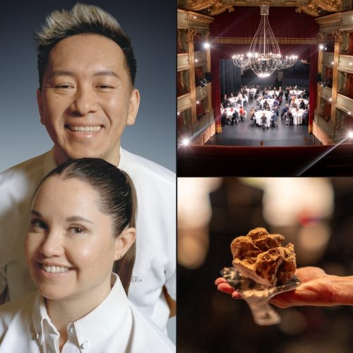 CHEF KARIME LOPEZ E TAKAHIKO KONDO<i class='michelin-red-star'></i> – una cena sul palcoscenico del TEATRO SOCIALE “G.BUSCA” DI ALBA
